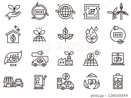 エコロジーアイコン04 Hotel Amenities icons エコロジーアイコン04 Hotel Amenities icons 126030849