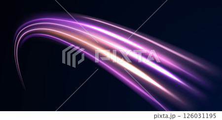 beautiful light speed line background on black background abstract design vector illustration 126031195