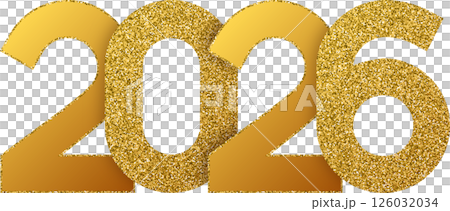 Glitter Gold 2026 New Year Glitter Gold 2026 New Year 126032034