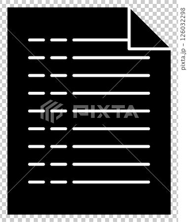 Document illustration image black icon Document illustration image black icon 126032298