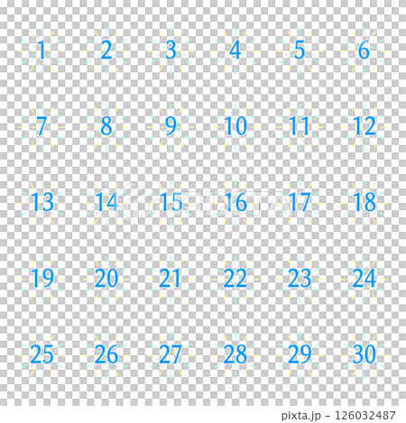 煙火編號標籤1-30 126032487