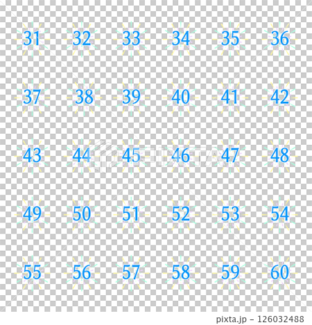 煙火編號標籤31-60 126032488