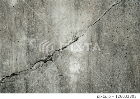 Concrete crack texture background texture. Grey crack wall Concrete crack texture background texture. Grey crack wall 126032805