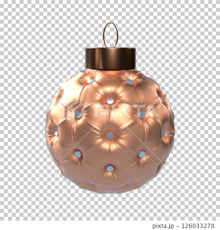 Gold Christmas Ball Gold Christmas Ball 126033278