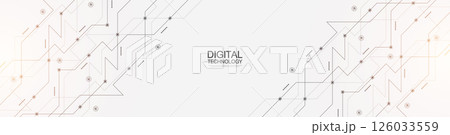 Technology abstract background with circuit board texture. Creative idea AI banner. Internet technology. Tech concept for poster, header, web banner, website, presentation. Technology abstract background with circuit board texture. Creative idea AI banner. Internet technology. Tech concept for poster, header, web banner, website, presentation. 126033559
