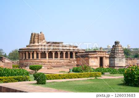 Durga Temple in Aihole, Karnataka, India Durga Temple in Aihole, Karnataka, India 126033683