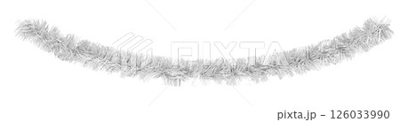 Golden tinsel, Christmas garland Golden tinsel, Christmas garland 126033990
