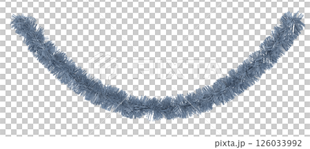 Golden tinsel, Christmas garland Golden tinsel, Christmas garland 126033992