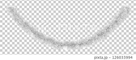 Golden tinsel, Christmas garland Golden tinsel, Christmas garland 126033994