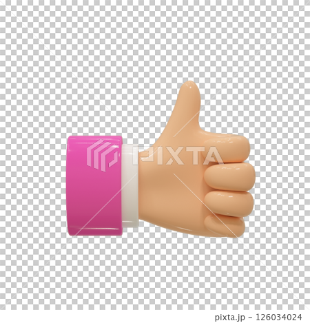 Hand 3d icon Hand 3d icon 126034024