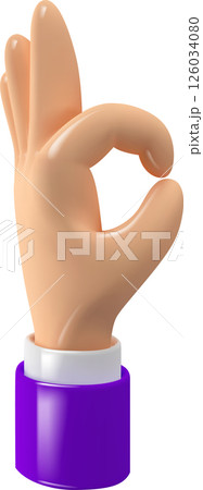 3d hand gesture 126034080