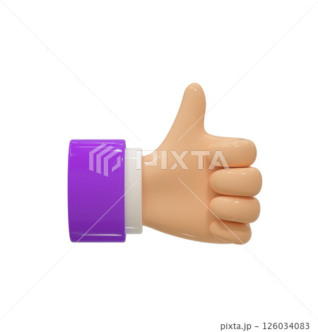 Hand 3d icon 126034083