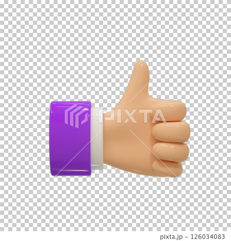 Hand 3d icon 126034083