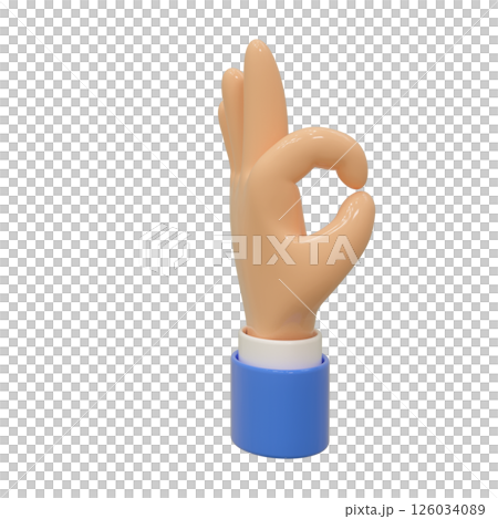 3d hand 126034089