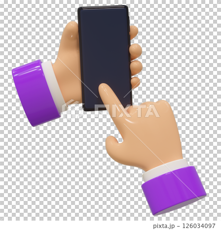 3d hand phone 3d hand phone 126034097