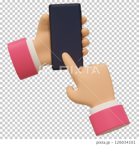 Hand phone 3d 126034101