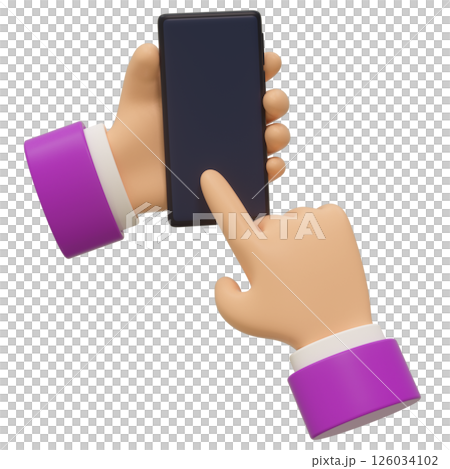 Hand phone 3d 126034102