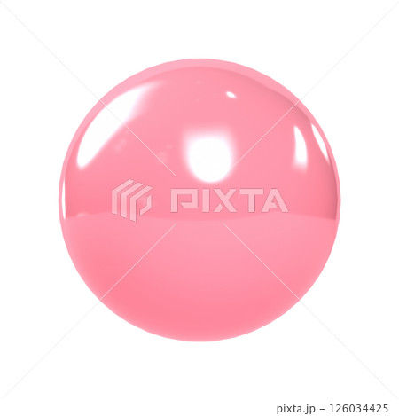 3d pink gold sphere 3d pink gold sphere 126034425