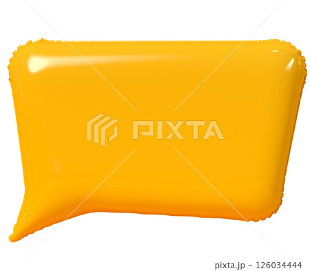 3d ballon speech bubble 126034444