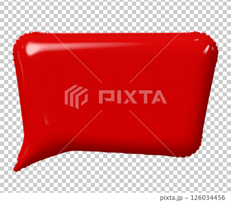 3d red speech bubble 3d red speech bubble 126034456