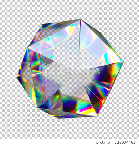 Transparent 3d shape 126034463