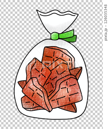 Loose and simple broken chocolate bag, analog style 126035348