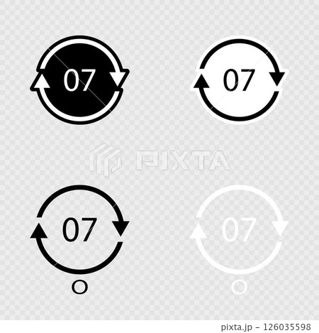 Recycling Code O 07 Set. 126035598