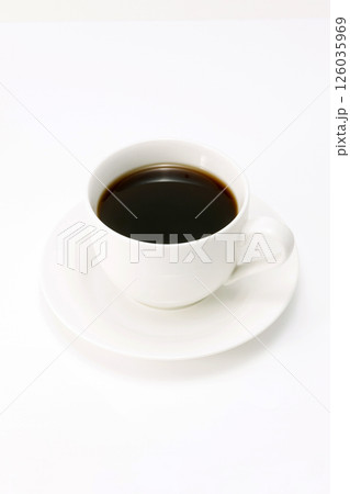 ホットコーヒー 白バック ホットコーヒー 白バック 126035969