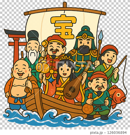 Seven Lucky Gods 126036894