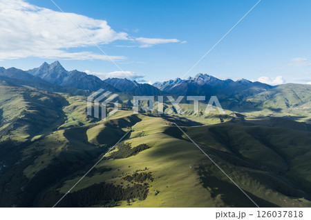 Beautiful high altitude mountains in Sichuan, China Beautiful high altitude mountains in Sichuan, China 126037818
