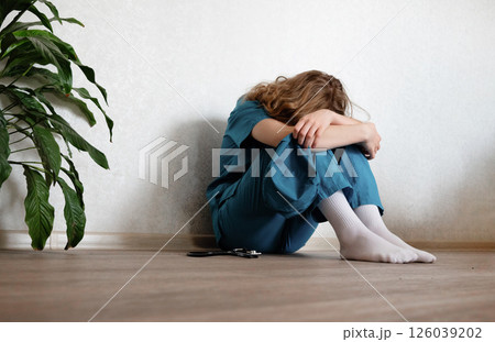 Burnout, doctor with phone call and medical paperwork, stress and administration anxiety, multitasking and overwhelmed in healthcare. Overworked, mental health with coworkers and time management fail 126039202