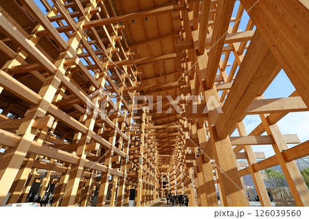 大阪関西万博の大屋根リング 大阪関西万博の大屋根リング 126039560