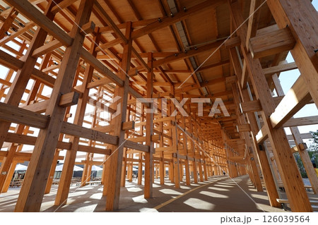 大阪関西万博の大屋根リング 126039564