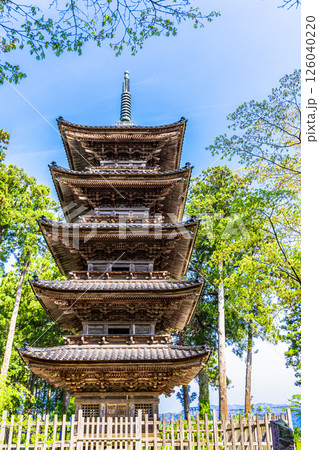【新潟県_妙宣寺】新潟県内に現存する唯一の『五重塔』 春編 4月 【新潟県_妙宣寺】新潟県内に現存する唯一の『五重塔』 春編 4月 126040220