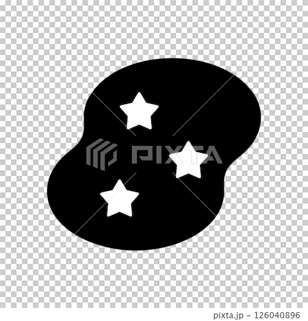 星空のアイコンイラスト 126040896