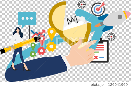 Skill improvement illustrations 126041969