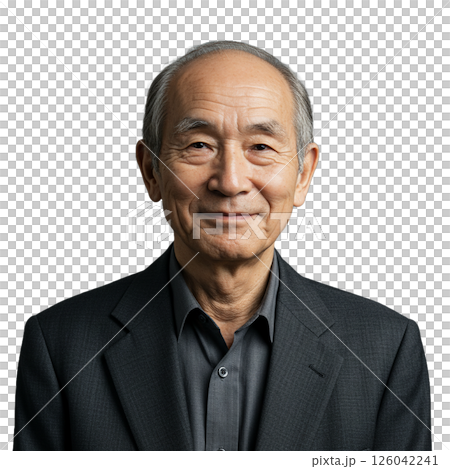 穿夾克的老人 126042241