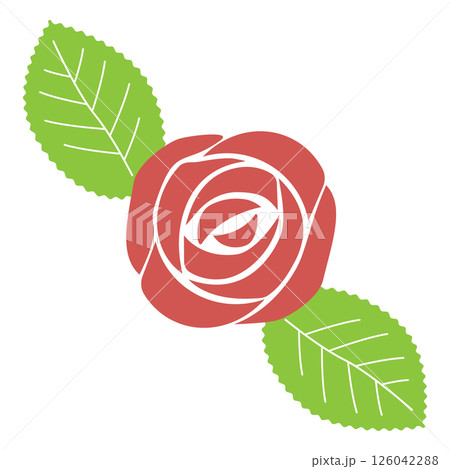 バラのアイコン バラのアイコン 126042288