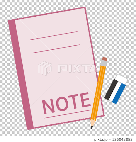 notebook and pencil 126042882