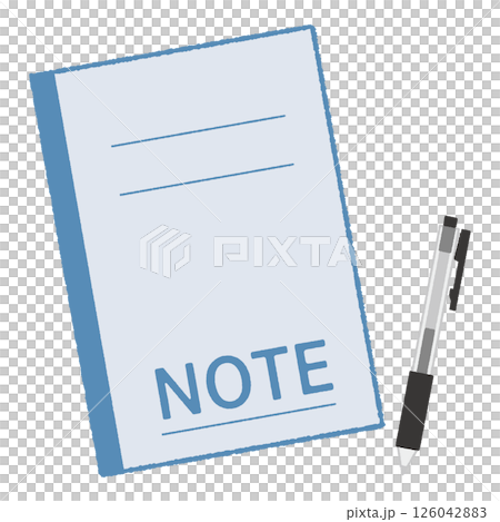 筆記和圓珠筆 筆記和圓珠筆 126042883