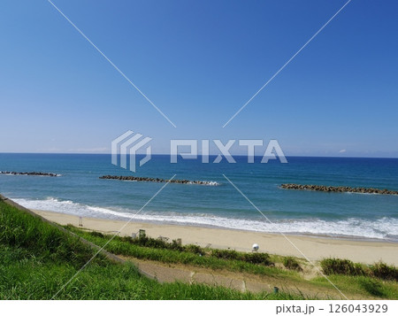 道の駅キララ多伎より望む日本海(島根県出雲市) 126043929