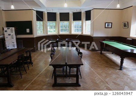 ウェールズ、セント・ファガンズ歴史村、オークデール労働者協会のゲーム室 ウェールズ、セント・ファガンズ歴史村、オークデール労働者協会のゲーム室 126043947