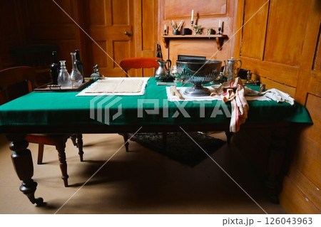 ウェールズ、セント・ファガンズ歴史村の城内部 126043963