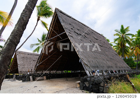 ハワイの休日 ハワイ島 プウホヌア・オ・ホナウナウ国立歴史公園 ハワイの休日 ハワイ島 プウホヌア・オ・ホナウナウ国立歴史公園 126045019