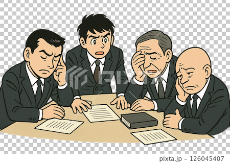 Illustration of a meeting 126045407