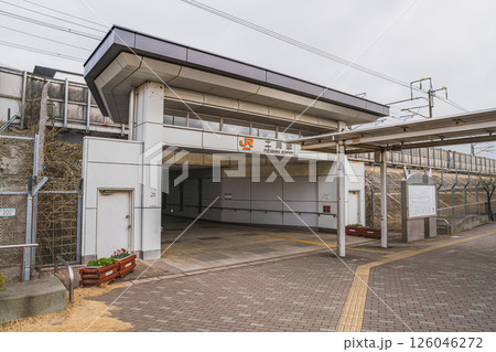 豊橋市のJR二川駅の風景(愛知県) 126046272