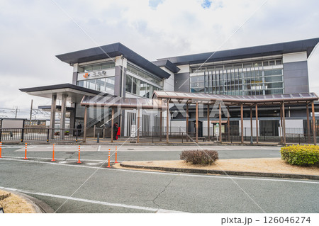 豊橋市のJR二川駅の風景(愛知県) 豊橋市のJR二川駅の風景(愛知県) 126046274