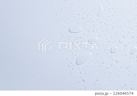 The texture of cosmetic micellar water or moisturizing toner. Copy space 126046574