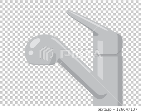 Kitchen faucet illustration_no water 126047137