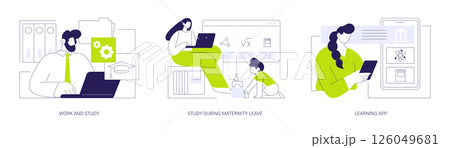 Learning opportunities isolated cartoon vector illustrations se Learning opportunities isolated cartoon vector illustrations se 126049681